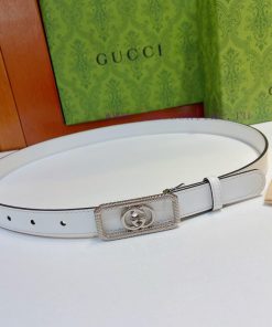 Gucci official website new item, double-sided original calf leather paired with interlocking sukessjz