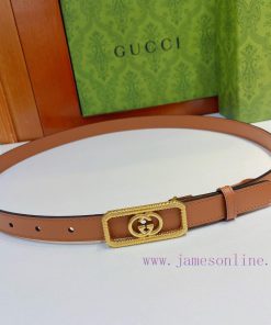 Gucci official website new item, double-sided original calf leather paired with interlocking k5njed92