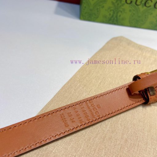 Gucci official website new item, double-sided original calf leather paired with interlocking k5njed92 - Image 7