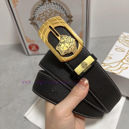 Versace. VersaceMaterial: Leather Belt with 100% Head Layer. The leather belt is guaranteed v9lt0lc8 - Image 2