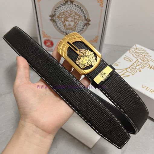 Versace. VersaceMaterial: Leather Belt with 100% Head Layer. The leather belt is guaranteed 1r59vmvj - Image 6