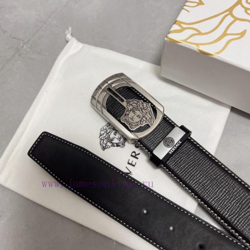 Versace. VersaceMaterial: Leather Belt with 100% Head Layer. The leather belt is guaranteed 1r59vmvj - Image 9