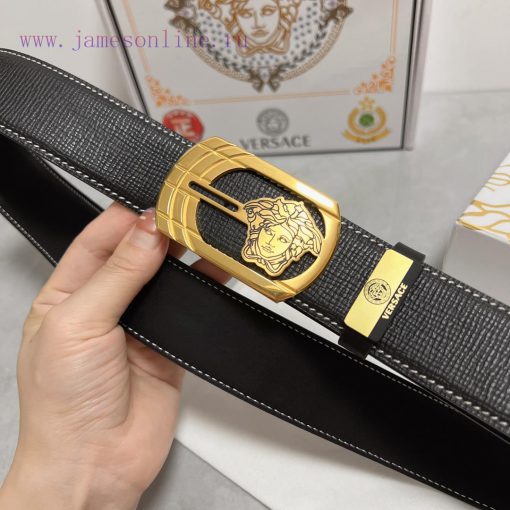 Versace. VersaceMaterial: Leather Belt with 100% Head Layer. The leather belt is guaranteed v9lt0lc8 - Image 7