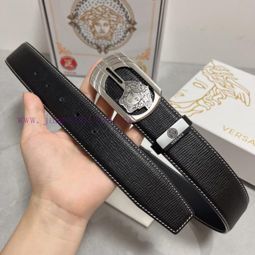 Versace. VersaceMaterial: Leather Belt with 100% Head Layer. The leather belt is guaranteed ffgrrd8o - Image 3