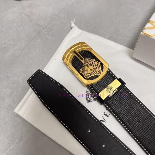 Versace. VersaceMaterial: Leather Belt with 100% Head Layer. The leather belt is guaranteed v9lt0lc8 - Image 9