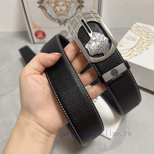 Versace. VersaceMaterial: Leather Belt with 100% Head Layer. The leather belt is guaranteed ffgrrd8o - Image 5