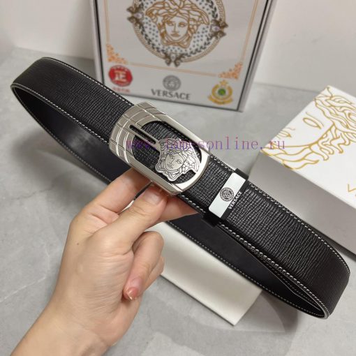 Versace. VersaceMaterial: Leather Belt with 100% Head Layer. The leather belt is guaranteed ffgrrd8o - Image 6