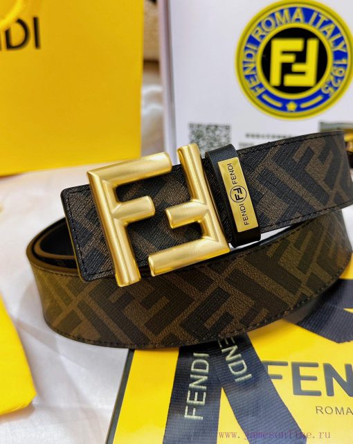 Belt FENDI Fendi ReproductionThe waistband is made of 100% imported top layer cowhide, ensur jlfgblr2 - Image 9