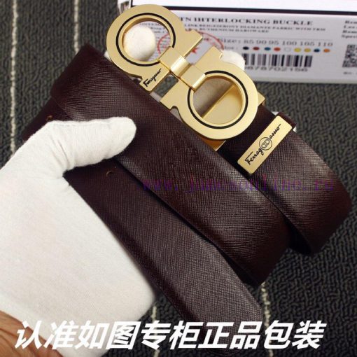 Ferragami ️Comes with a punch as a giftThe material is made of 100% top layer cowhide, ensur lnzf5so3