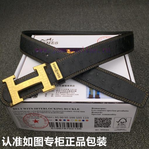 Hermes Hermes ostrich patternGrade: Italian imported 100% top layer cowhide, Hermes. Herm è zkelw5d5 - Image 8