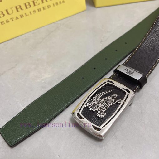 BurberryMaterial: Leather Belt with 100% Head Layer. The leather belt is guaranteed to be ge i9j20qei - Image 9