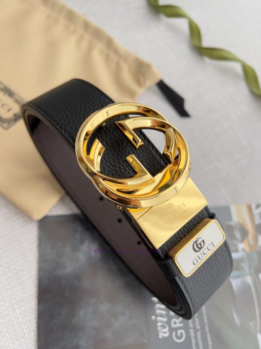 Gucci. Gucci Belt and BeltsHanging buckle, double-sided top layer cowhide, double-sided rota zf1d7iyd - Image 4
