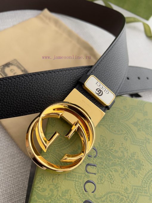Gucci. Gucci Belt and BeltsHanging buckle, double-sided top layer cowhide, double-sided rota zf1d7iyd - Image 6