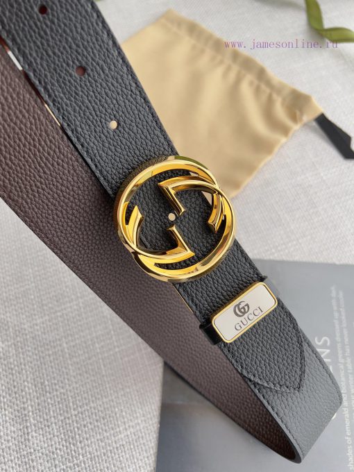 Gucci. Gucci Belt and BeltsHanging buckle, double-sided top layer cowhide, double-sided rota gkp1140h - Image 5