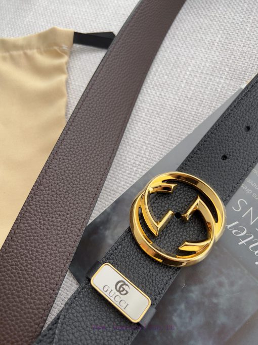 Gucci. Gucci Belt and BeltsHanging buckle, double-sided top layer cowhide, double-sided rota gkp1140h - Image 7