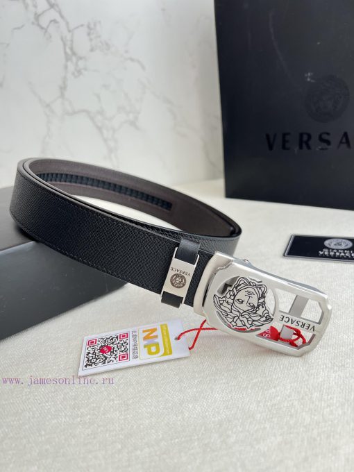 Versace Versace. ️ Belt and belt automatic beltAutomatic belt, classic head buckle made of p 94kav7sa
