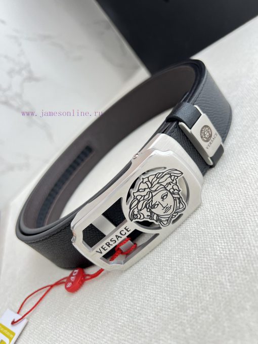 Versace Versace. ️ Belt and belt automatic beltAutomatic belt, classic head buckle made of p 94kav7sa - Image 3