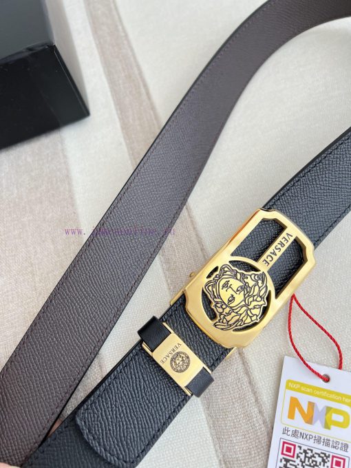 Versace Versace. ️ Belt and belt automatic beltAutomatic belt, classic head buckle made of p upxu3w7t - Image 5