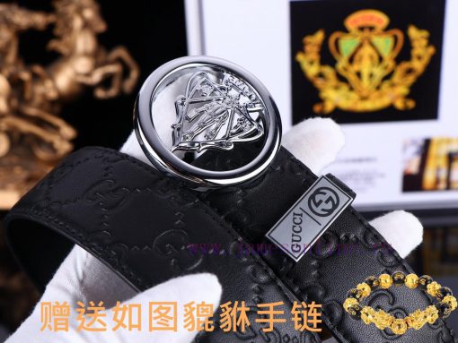 Belt Gucci GucciBelt recognition, complimentary punchThe material is 100% top layer cowhide, wk5cit3r - Image 7