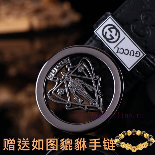 Belt Gucci GucciBelt recognition, complimentary punchThe material is 100% top layer cowhide, 4k84fpen - Image 7