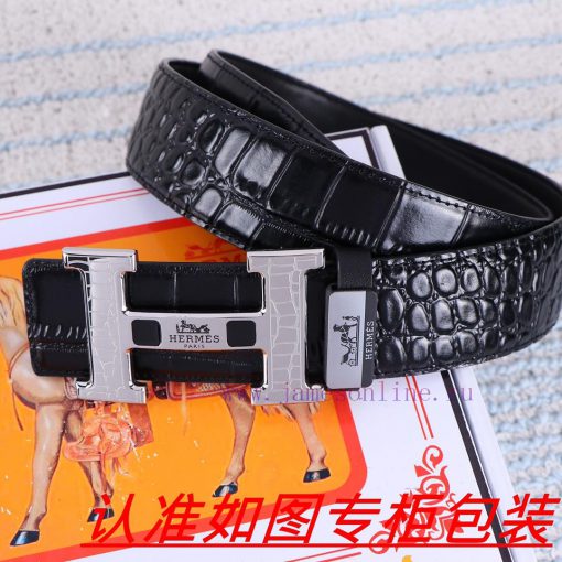 Hermes ️The material is made of 100% top layer cowhide, ensuring that 24k pure steel buckles rvook91r - Image 6