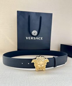 Width 4.0cm Versace This soft belt is adorned with a 3D Medusa belt buckle, which can be pai o4db72kh