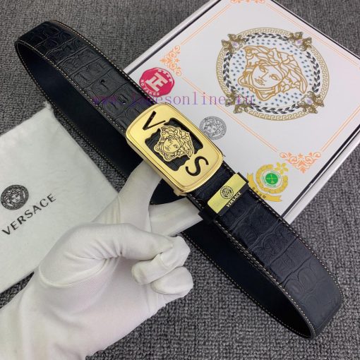 Versace. VersaceMaterial: Leather Belt with 100% Head Layer. The leather belt is guaranteed krwefggy - Image 3