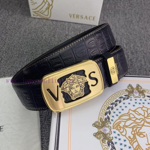 Versace. VersaceMaterial: Leather Belt with 100% Head Layer. The leather belt is guaranteed krwefggy - Image 4