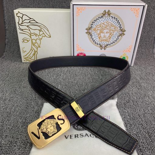 Versace. VersaceMaterial: Leather Belt with 100% Head Layer. The leather belt is guaranteed krwefggy - Image 5