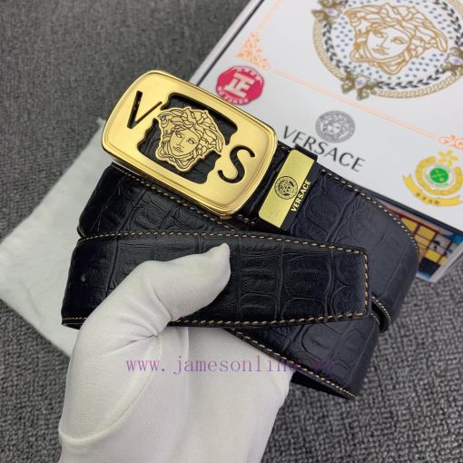 Versace. VersaceMaterial: Leather Belt with 100% Head Layer. The leather belt is guaranteed krwefggy - Image 6