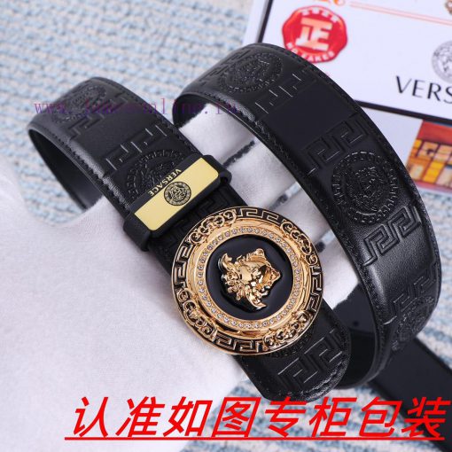 Versace. VersaceThe material is made of 100% top layer cowhide, ensuring that 24k pure steel rosp18s2 - Image 4