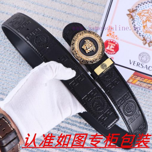 Versace. VersaceThe material is made of 100% top layer cowhide, ensuring that 24k pure steel l2y7ogaf - Image 7