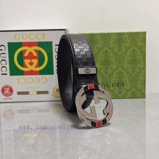 Gucci. Gucci  Material: Leather Belt with 100% Head Layer. The leather belt is guaranteed to c2ki839l - Image 2