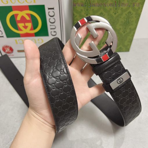 Gucci. Gucci  Material: Leather Belt with 100% Head Layer. The leather belt is guaranteed to c2ki839l - Image 7