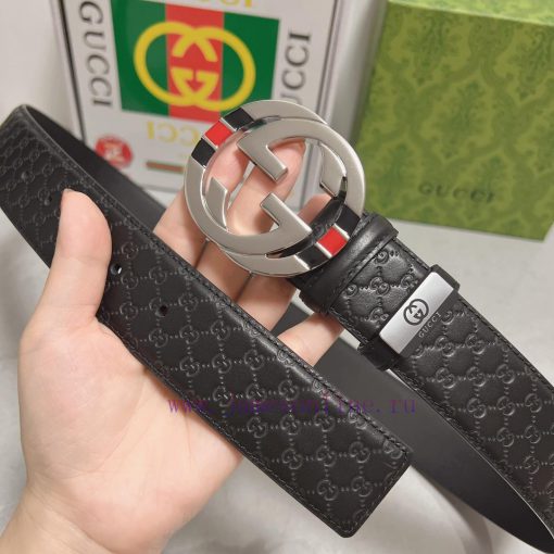Gucci. Gucci  Material: Leather Belt with 100% Head Layer. The leather belt is guaranteed to c2ki839l - Image 8