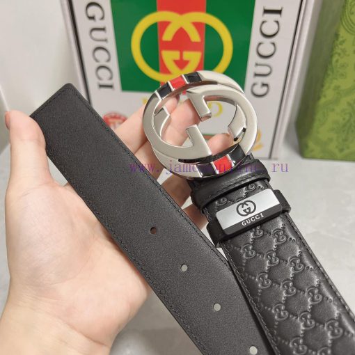 Gucci. Gucci  Material: Leather Belt with 100% Head Layer. The leather belt is guaranteed to c2ki839l - Image 9