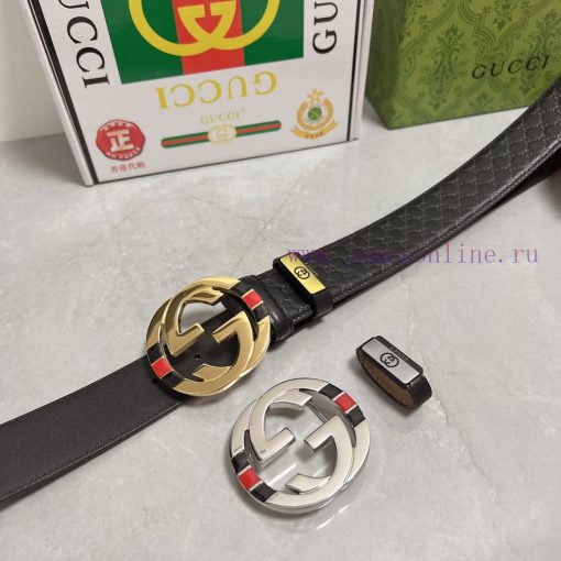 Gucci. Gucci  Material: Leather Belt with 100% Head Layer. The leather belt is guaranteed to c2ki839l - Image 10