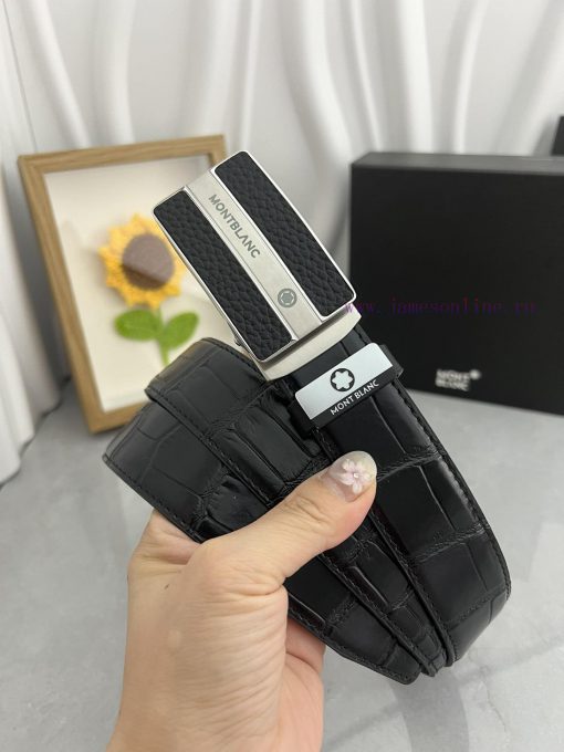 Montblanc Automatic BeltMaterial: Leather Belt with 100% Head Layer. The leather belt is gua 5et02cdu - Image 4