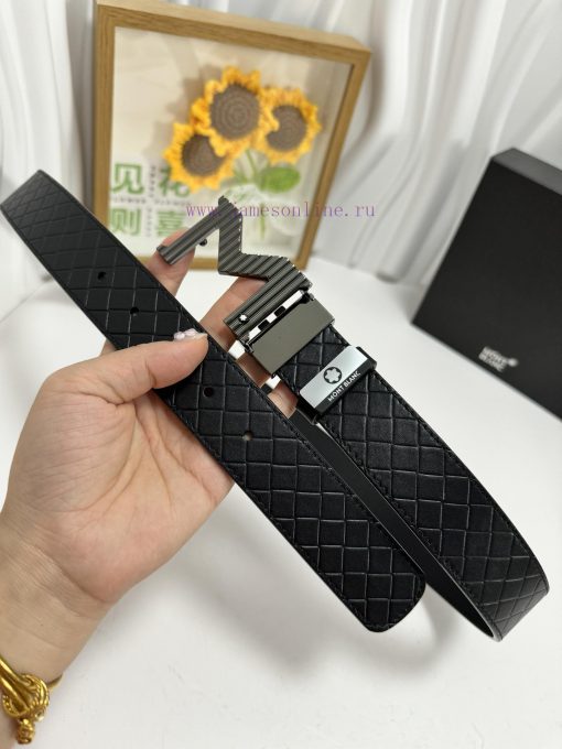 MontblancMaterial: Leather Belt with 100% Head Layer. The leather belt is guaranteed to be g s5m3r4b9 - Image 3