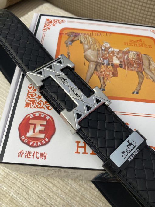 Hermes Hermès CMaterial: Leather Belt with 100% Head Layer. The leather belt is guaranteed t mk4dh3um - Image 5