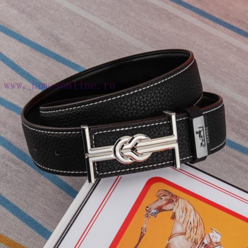 Hermes Hermès Material: Leather Belt with 100% Head Layer. The leather belt is guaranteed to 9tzkye48 - Image 4