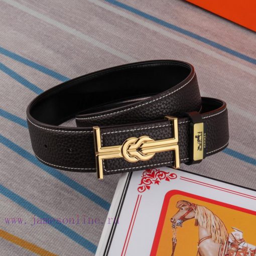 Hermes Hermès Material: Leather Belt with 100% Head Layer. The leather belt is guaranteed to xjh3jcfj - Image 5