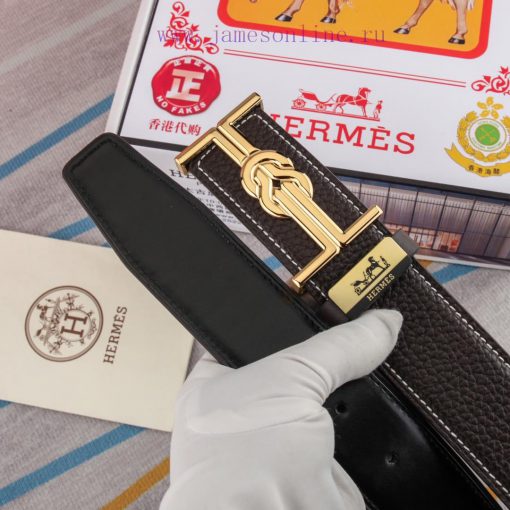 Hermes Hermès Material: Leather Belt with 100% Head Layer. The leather belt is guaranteed to xjh3jcfj - Image 9