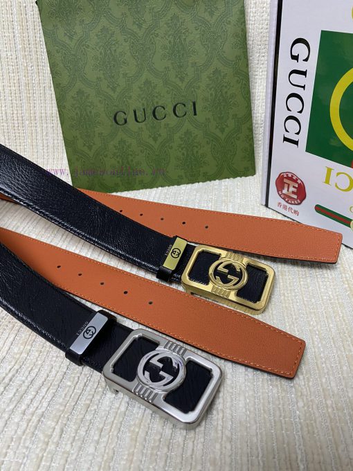Gucci. Gucci  Material: Leather Belt with 100% Head Layer. The leather belt is guaranteed to ib90amxg - Image 2