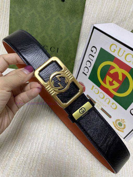Gucci. Gucci  Material: Leather Belt with 100% Head Layer. The leather belt is guaranteed to ib90amxg - Image 4