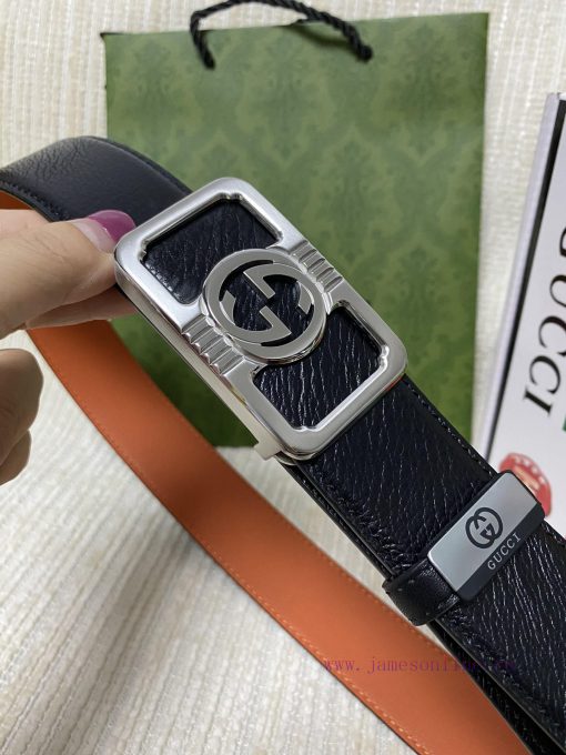 Gucci. Gucci  Material: Leather Belt with 100% Head Layer. The leather belt is guaranteed to ib90amxg - Image 7