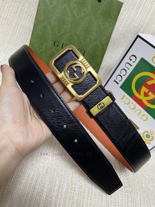 Gucci. Gucci  Material: Leather Belt with 100% Head Layer. The leather belt is guaranteed to 5o6irabu - Image 7