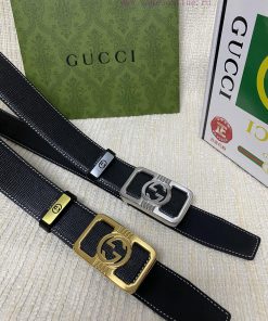 Gucci. Gucci  Material: Leather Belt with 100% Head Layer. The leather belt is guaranteed to 6g7ejwzt