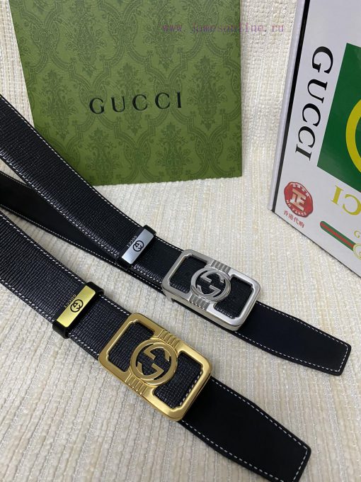 Gucci. Gucci  Material: Leather Belt with 100% Head Layer. The leather belt is guaranteed to 6g7ejwzt
