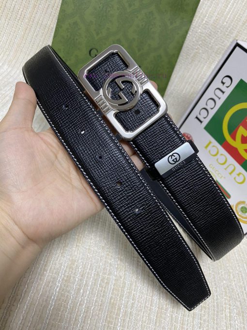 Gucci. Gucci  Material: Leather Belt with 100% Head Layer. The leather belt is guaranteed to owp5rks7 - Image 7